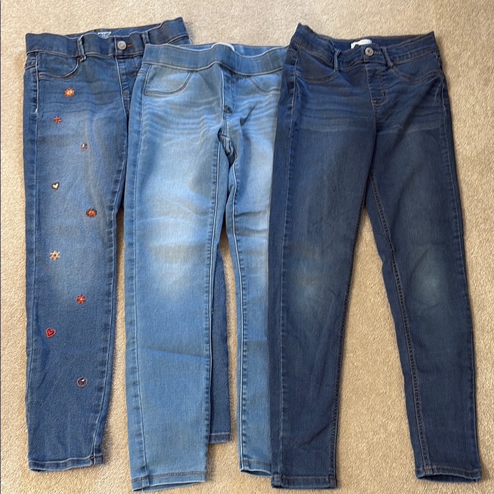 Girls size 10/12 skinny Jeans Set